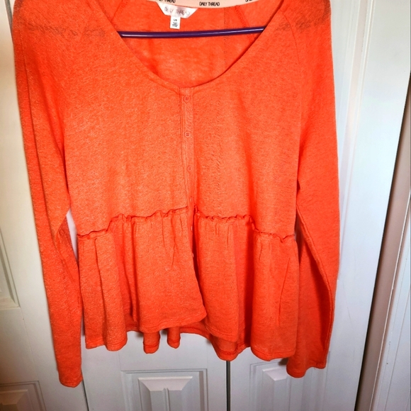 DAILY THREAD BABYDOLL TOP- SIZE LARGE - Picture 2 of 7